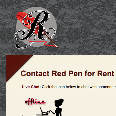 Red Pen for Rent